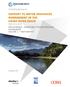 SUPPORT TO WATER RESOURCES MANAGEMENT IN THE DRINA RIVER BASIN