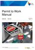 Permit to Work Manual