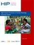 High Impact Practices in Family Planning Common Vision