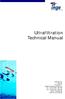 Ultrafiltration Technical Manual