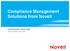 Compliance Management Solutions from Novell Insert Presenter's Name (16pt)
