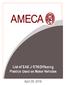 AMECA. List of. SAE J-576 Diffusing Plastics Used on Motor Vehicles. April 29, 2016 Edition
