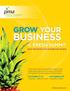 BUSINESS GROW FRESH SUMMIT 2014 PROSPECTIVE EXHIBITOR GUIDE OCTOBER OCTOBER 17-19