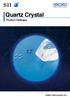 Quartz Crystal. Product Catalogue