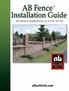 AB Fence Installation Guide