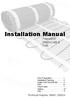 Installation Manual. ThermMAT ThermCABLE FME. Technical Helpline: