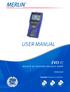 USER MANUAL EVO FC. wood & air humidity moisture meter. Excellent Business Conditions. Version 01/2016