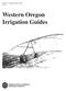 EM 8713 Reprinted May 2000 $5.50. Western Oregon Irrigation Guides
