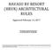 HAVASU RV RESORT (HRVR) ARCHITECTURAL RULES