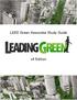 LEED Green Associate Study Guide. v4 Edition