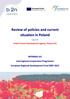 Review of policies and current situation in Poland Polish Tourism Development Agency, Poland (LP)