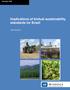 December 2009 Implications of biofuel sustainability standards for Brazil