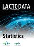 LACTODATA. Statistics VOL 17 NO 2 NOVEMBER A Milk SA publication compiled by the Milk Producers Organisation