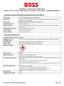 MATERIAL SAFETY DATA SHEET FOR BOSS CT-90 CUTTING, THREADING & TAPPING FLUID SPRAY &