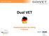 Dual VET Vocational Education and Training in Germany