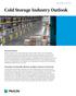 Cold Storage Industry Outlook