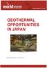 GEOTHERMAL OPPORTUNITIES IN JAPAN