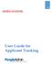 User Guide for Applicant Tracking