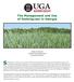 The Management and Use of Switchgrass in Georgia. Dennis W. Hancock Extension Forage Agronomist Crop and Soil Sciences
