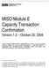 MISO Module E Capacity Transaction Confirmation Version 1.0 October 20, 2008