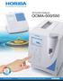 Oil Content Analyzer OCMA-500/550