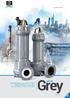 CIVIL/INDUSTRIAL. water solutions. Grey. series SUBMERSIBLE ELECTRIC PUMPS FOR DRAINAGE, CIVIL AND INDUSTRIAL LIFTING SYSTEMS. zenit.