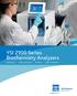 YSI 2900 Series Biochemistry Analyzers BIOPROCESS FOOD & BEVERAGE BIOFUELS MEDICAL RESEARCH