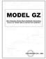 MODEL GZ Zero Clearance Grease Duct Installation Instructions Tested to UL 1978/ULC S662, UL 2221/ULC S144, ASTM E814 CO., INC.