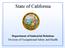 State of California. Department of Industrial Relations Division of Occupational Safety and Health