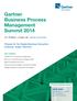 Gartner Business Process Management summit 2014