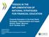 TRENDS IN THE IMPLEMENTATION OF NATIONAL STRATEGIES FOR FINANCIAL EDUCATION