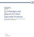 LCA Background Report for Steel Specialty Products
