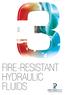 HFA HFC HFD FIRE-RESISTANT HYDRAULIC FLUIDS