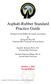 Asphalt-Rubber Standard Practice Guide