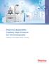 Technical Guide. Thermo Scientific. Capillary High-Pressure Ion Chromatography. simplifying IC while increasing resolution and speed
