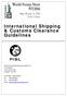 International Shipping & Customs Clearance Guidelines