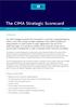 The CIMA Strategic Scorecard