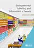 Environmental labelling and information schemes POLICY PERSPECTIVES