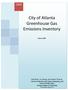 City of Atlanta Greenhouse Gas Emissions Inventory