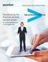 Transforming the financial services contact center: A human perspective in the digital era