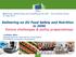 Delivering on EU Food Safety and Nutrition in 2050 Future challenges & policy preparedness