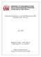 UNIVERSITY OF WISCONSIN SYSTEM SOLID WASTE RESEARCH PROGRAM Undergraduate Project Report