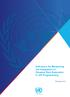 Indicators for Measuring the Integration of Disaster Risk Reduction in UN Programming