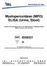 Myeloperoxidase (MPO) ELISA (Urine, Stool)