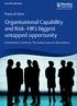 Organisational Capability and Risk HR s biggest untapped opportunity