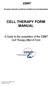 CELL THERAPY FORM MANUAL