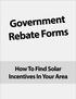 Government Rebate Forms