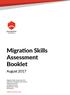 Migration Skills Assessment Booklet
