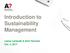 Introduction to Sustainability Management. Leena Lankoski & Armi Temmes Oct. 2, 2017