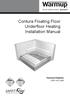 Contura Floating Floor Underfloor Heating Installation Manual